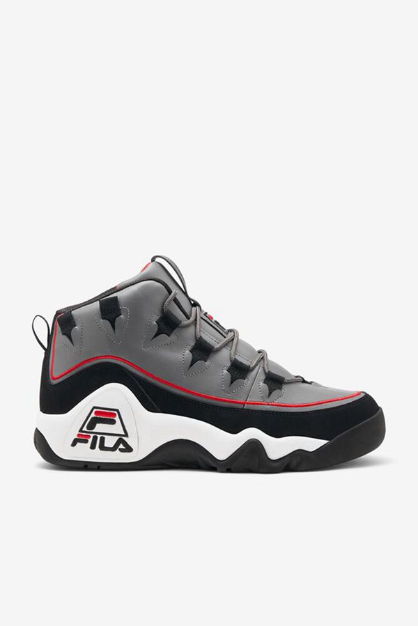 Tênis Fila Homem Pretas/Vermelhas - Fila Grant Hill 1 Offset Shoe Loja Online Portugal,KXWO-30487